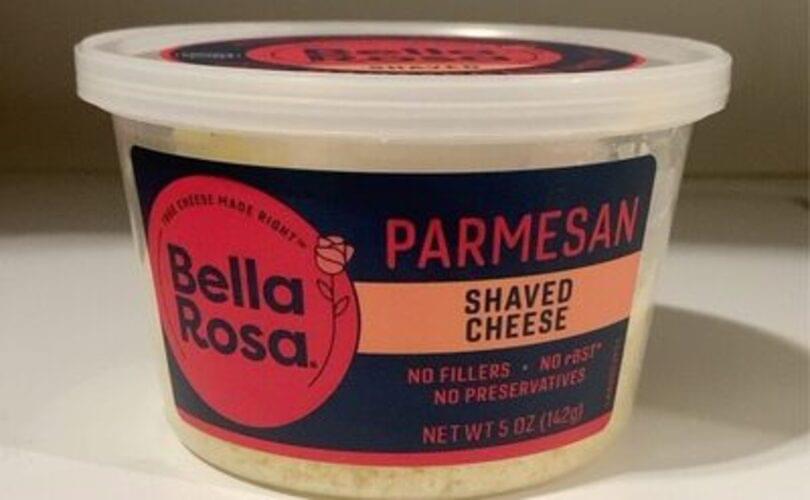 Bella Rosa Shaved Parmesan Cheese 5 g, Nutrition Information Innit