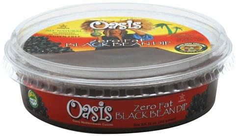 Oasis Zero Fat Black Bean Dip - 10 oz