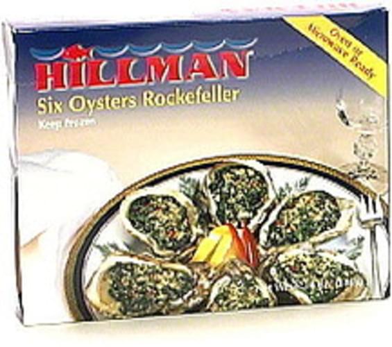 Hillman Six Oysters Rockefeller 6.34 oz, Nutrition Information Innit