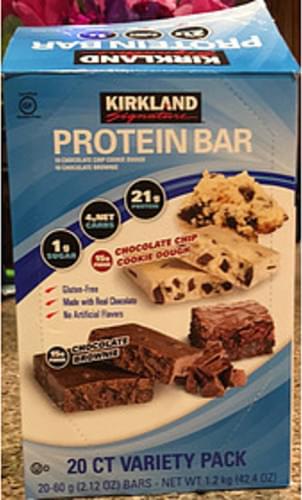 Kirkland Signature Chocolate Chip Cookie Dough Protein Bar - 60 g