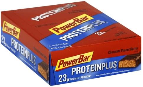 PowerBar Chocolate Peanut Butter Flavor High Protein Bars - 12 ea
