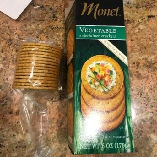Vegetable Crackers 15 g, Nutrition Information Innit