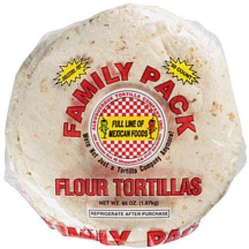 Albuquerque Tortilla Family Pack Flour Tortillas 0, Nutrition Information Innit
