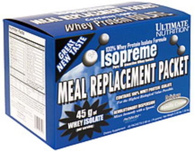 Ultimate Nutrition Vanilla Cream Meal Replacement Packet 20 ea