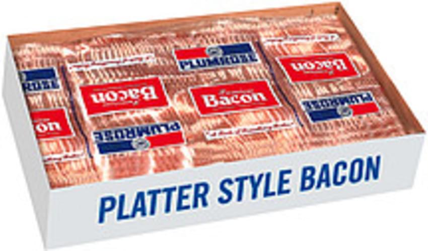 Plumrose Platter Style Bacon 15 lb, Nutrition Information Innit