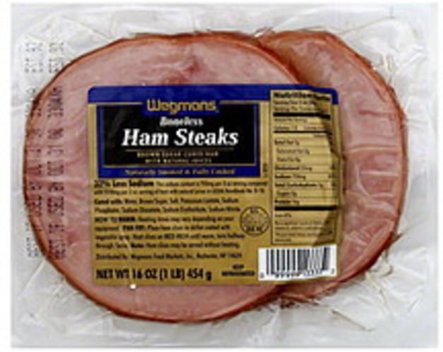 Wegmans Boneless Ham Steaks 16 oz, Nutrition Information Innit
