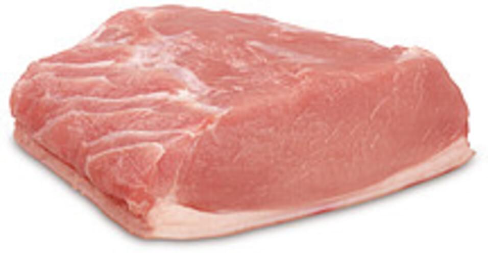 USDA fresh loin sirloin (chops or roasts) boneless separable lean and fat Pork - 4 oz