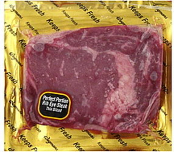 Wegmans Rib Eye, Perfect Portion, Thin Sliced Steak 1 ea, Nutrition