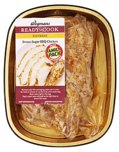 Wegmans Brown Sugar BBQ Seasoned Chicken, FAMILY PACK Poultry - 1 ea