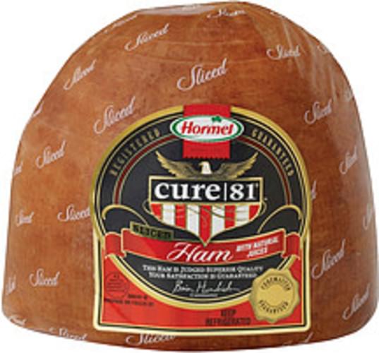 Hormel Cure 81 Half Sliced With Natural Juices Ham 0, Nutrition