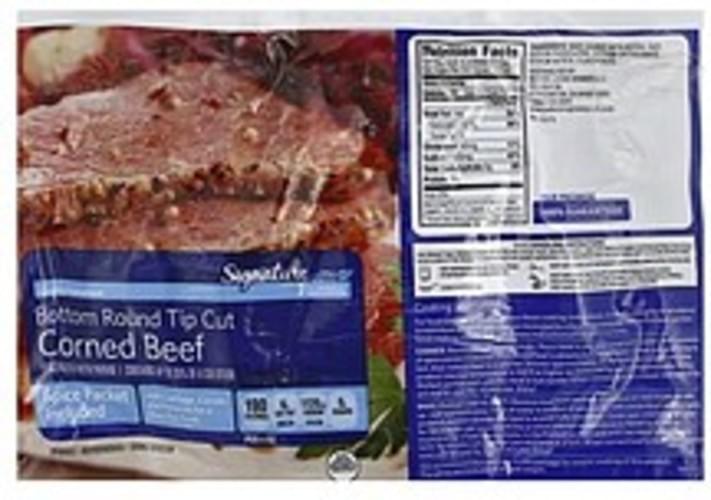 Signature Bottom Round Tip Cut Corned Beef 1 ea, Nutrition