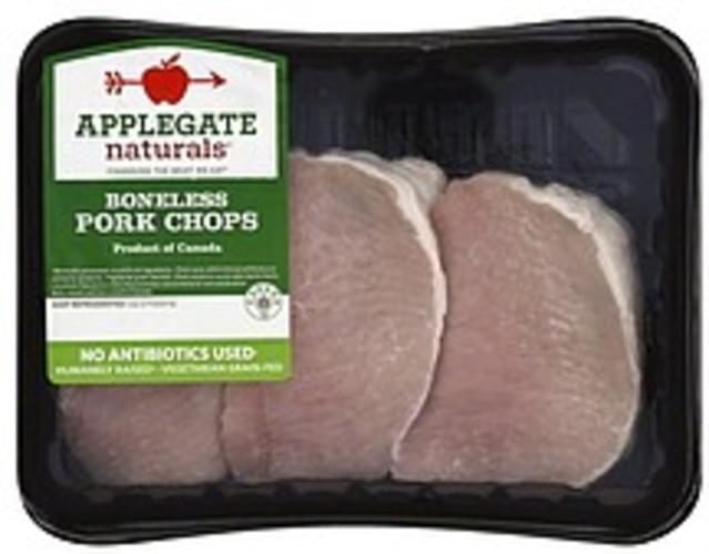Applegate Chops, Boneless Pork - 1 ea