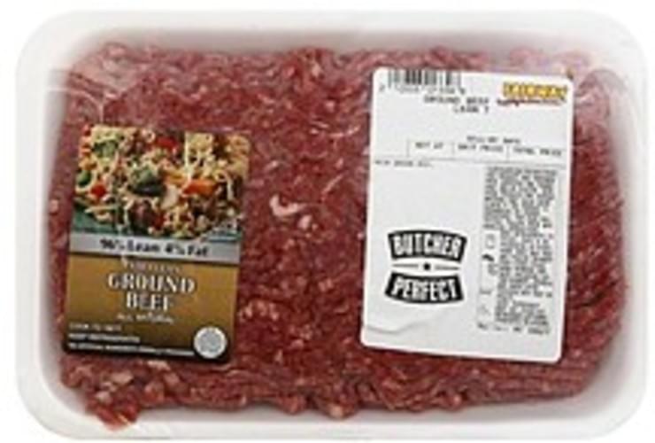 Fairway Ground, Extra Lean, 96 Lean/4 Fat Beef 1 ea, Nutrition