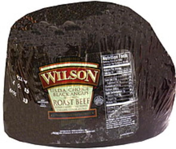 Wilson Regular Sliced Black Angus Seasoned Roast Beef 0.5 lb, Nutrition Information Innit