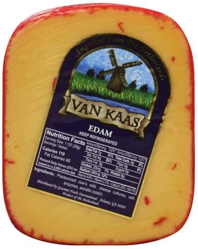 Amazon Jungle Trouwens Allemaal Van Kaas Van Kass Edam Cheese - 1 ea, Nutrition Information | Innit