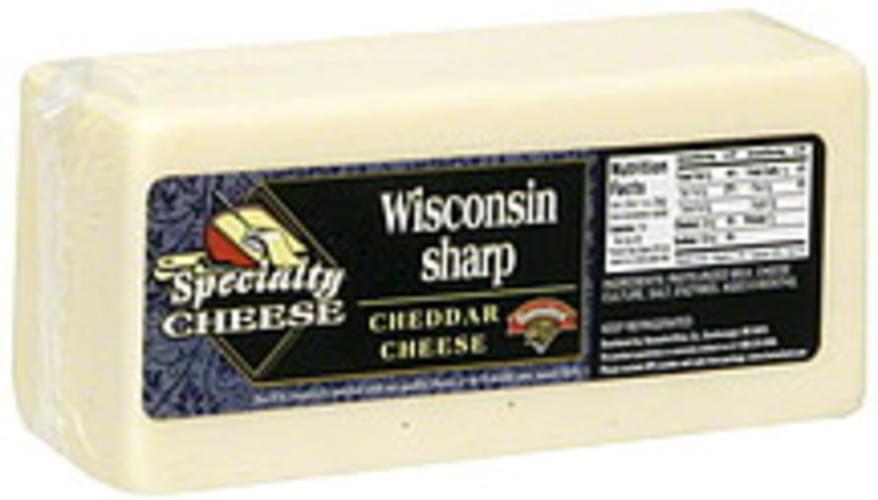 Hannaford Wisconsin Sharp Cheddar Cheese 1 ea, Nutrition Information