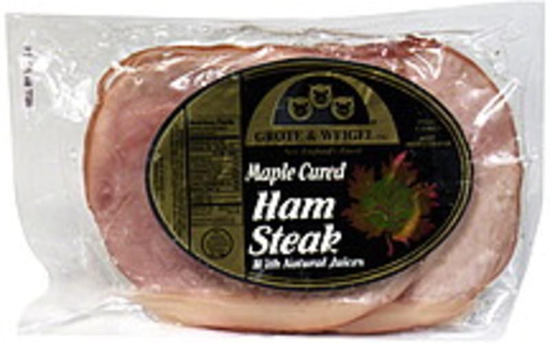 Grote & Weigel with Natural Juices Maple Cured Ham Steak 1.26 lb