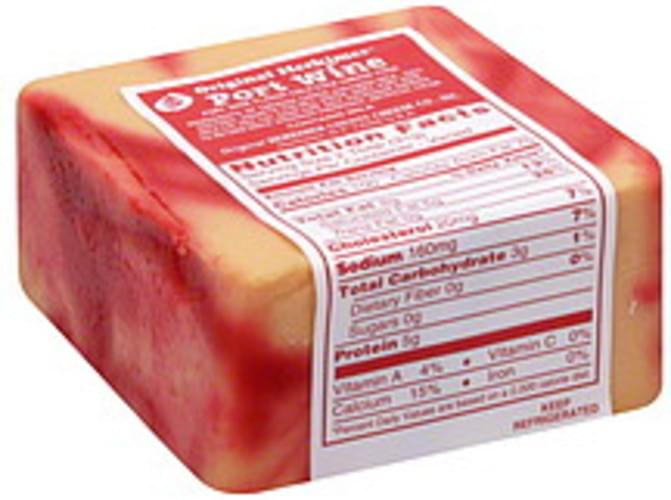 Original Herkimer Cold Pack, Port Wine Cheese Food 1 ea, Nutrition