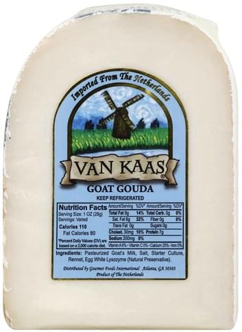 studie oorlog Indringing Van Kaas Goat, Gouda Cheese - 1 ea, Nutrition Information | Innit