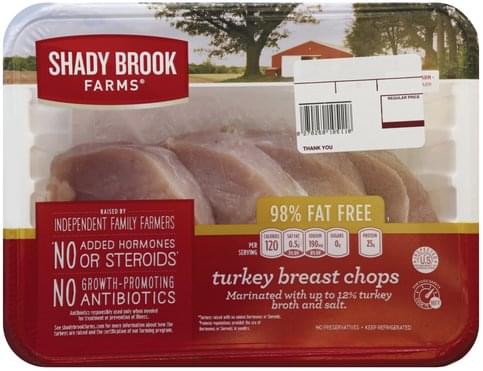 Shady Brook Farms Chops Turkey Breast Ea Nutrition Information Innit
