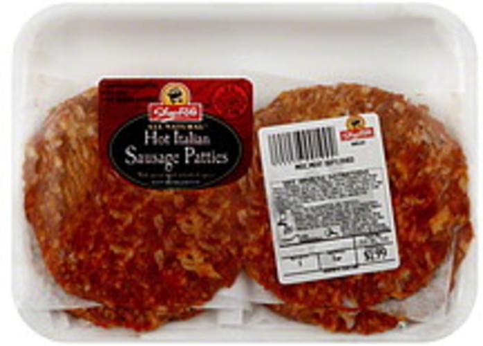 ShopRite Hot Italian Sausage Patties 1 ea, Nutrition Information Innit