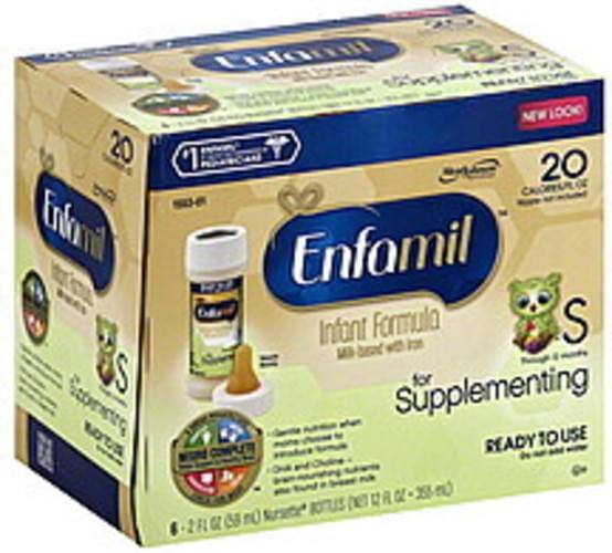 Enfamil MilkBased with Iron, for Supplementing, Ready to Use, Through