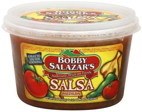 Bobby Salazars Medium Salsa - 15 oz, Nutrition Information | Innit