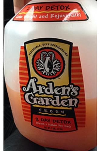 Arden S Garden Fresh 2 Day Detox 240 Ml Nutrition Information