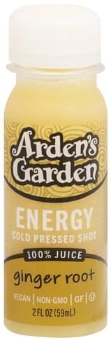 Ardens Garden Ginger Root Energy Cold Pressed Shot 2 Oz Nutrition Information Innit
