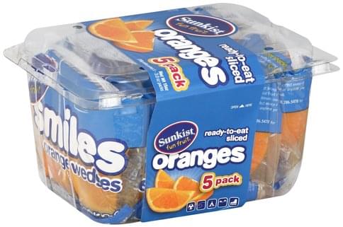 Sunkist Ready-to-Eat, Sliced Oranges - 5 ea