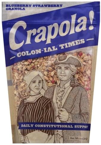 Crapola Blueberry Strawberry Colon Ial Times Granola 12 Oz Nutrition Information Innit