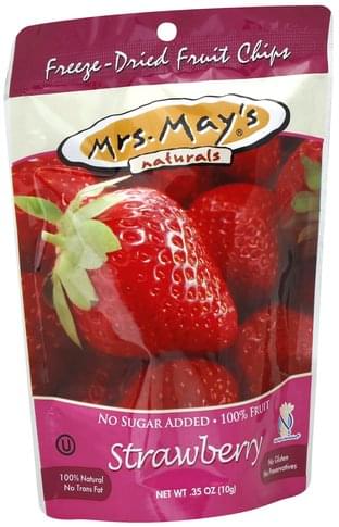 Mrs Mays Freeze-Dried, Strawberry Fruit Chips - 0.35 oz