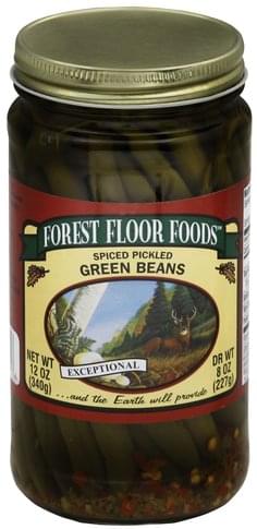 Forest Floor Foods Spiced Pickled Green Beans 12 Oz Nutrition