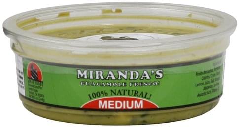 Mirandas Fresco, Medium Guacamole - 8 oz