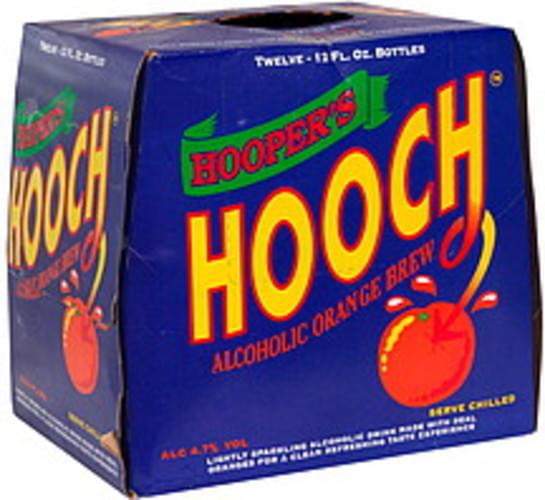 Hoopers Hooch Orange Brew Malt Beverage - 12 ea, Nutrition Information ...