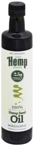 Just Hemp Foods Hemp Seed Oil - 16.9 oz