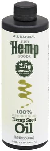 Just Hemp Foods Hemp Seed Oil - 16.9 oz