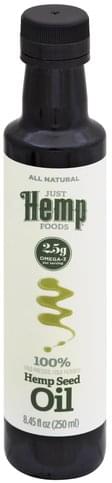 Just Hemp Foods Hemp Seed Oil - 8.45 oz