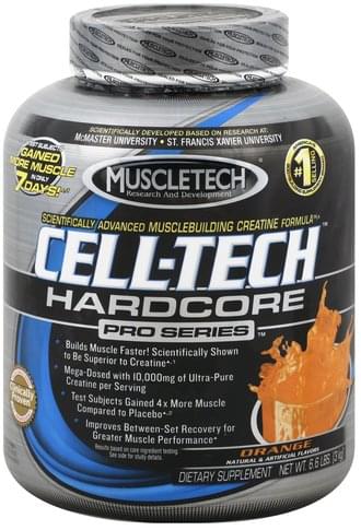 Muscletech Cell Tech Hardcore Orange muscletech cell tech hardcore orange