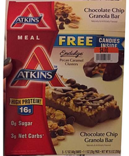 Atkins Chocolate Chip Granola Bar - 48 g