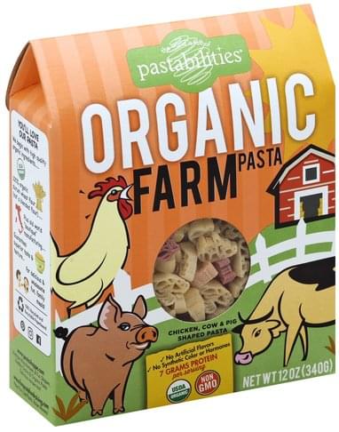 Pastabilities Organic, Farm Shapes Pasta - 12 oz