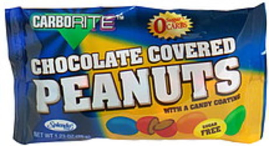 CarboRite with Candy Coating Sugar Free Chocolate Covered Peanuts - 1.23 oz