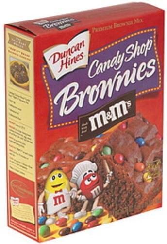 Duncan Hines M&M's Premium Brownie Mix - 16.76 oz, Nutrition Information