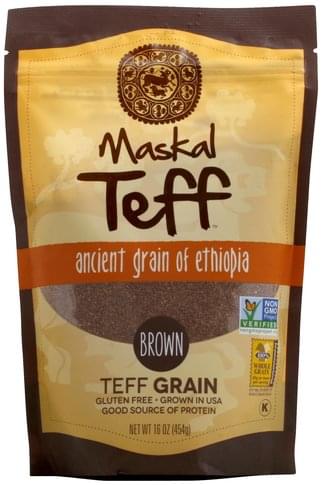 Maskal Teff Brown Teff Grain - 16 oz