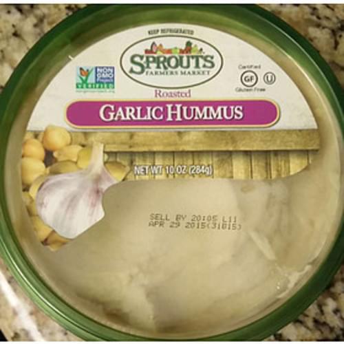 Sprouts Farmers Market Roasted Garlic Hummus - 28 g