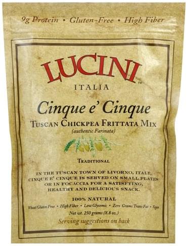 Lucini Tuscan Chickpea, Traditional Frittata Mix - 8.8 oz