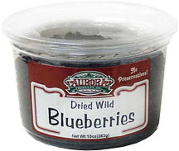 Aurora Products Wild, Dried Blueberries 10 oz, Nutrition Information Innit
