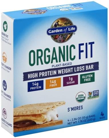 Garden Of Life Weight Loss, S'mores High Protein Bar - 4 ea