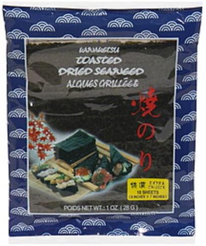 Kawaketsu Toasted Dried Seaweed - 1 oz