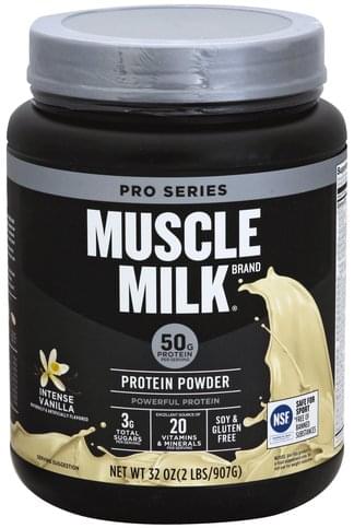Muscle Milk Intense Vanilla Protein Powder - 32 oz